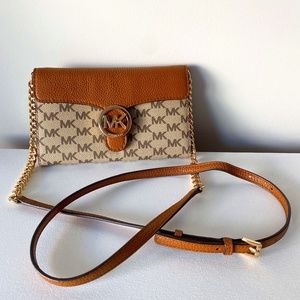 Michael Kors Brown/Tan Cross Body